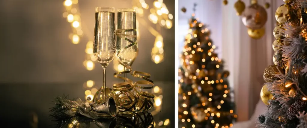 Images de situation festive de fin d'année