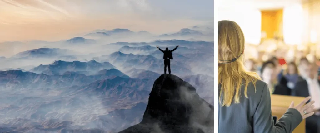 2 images pour illustrer des conférences inspirantes