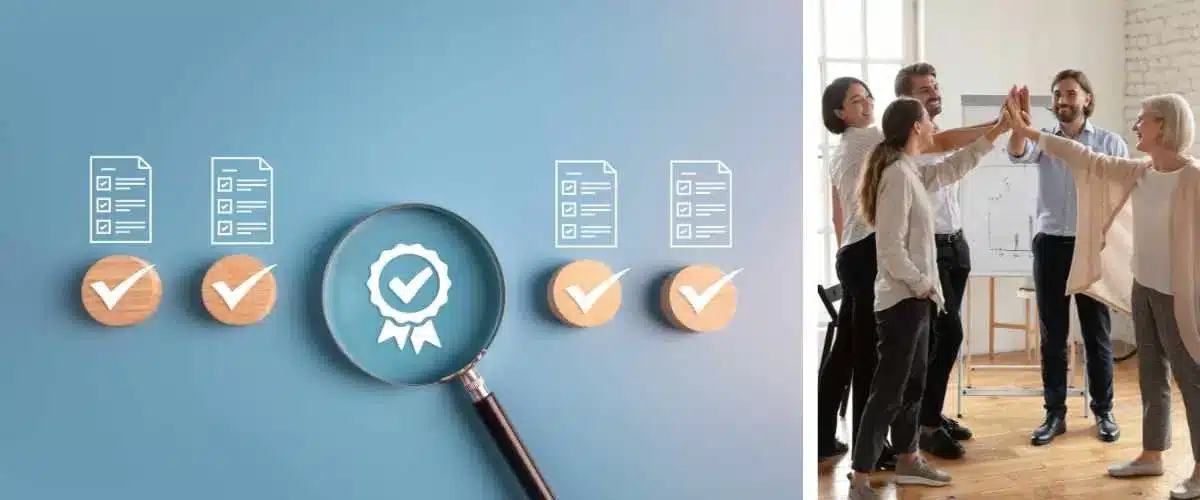 2 images pour illustrer la thématique de l'article "pourquoi faire appel à une agence événementielle pour organiser un événement d'entreprise