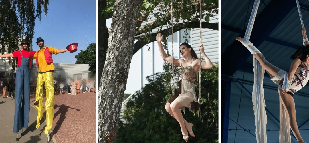 Soirée d&rsquo;entreprise sur le thème du cirque à Vire pour 345 personnes