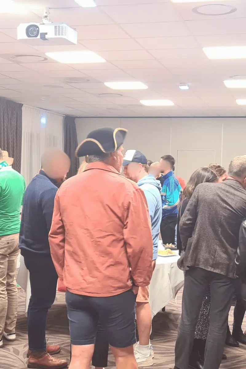 collaborateurs lors de la soirée organisée à l'occasion d'un séminaire à Tours